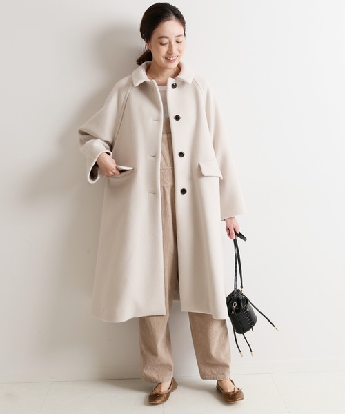 SLOBE IENA（スローブイエナ） ステンカラーコート 38 ナチュラル