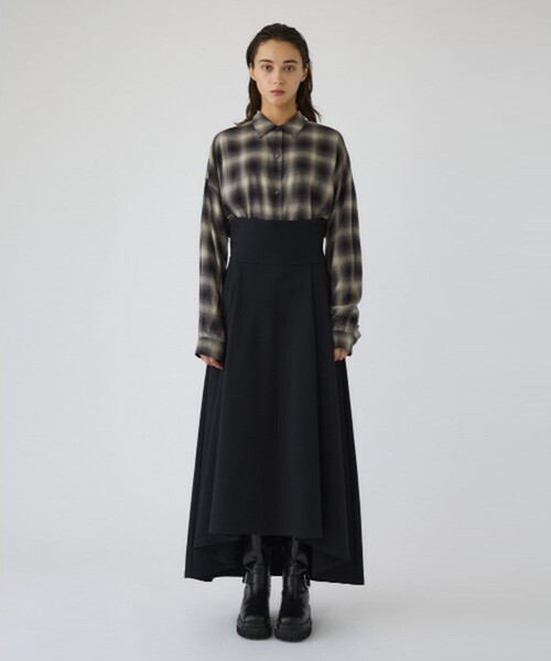 【新品未使用品】リムアーク　Cargo volume SK/スカート RIM.ARK ロング スカート 「RIM.ARK/リムアーク」Ruffle volume SK