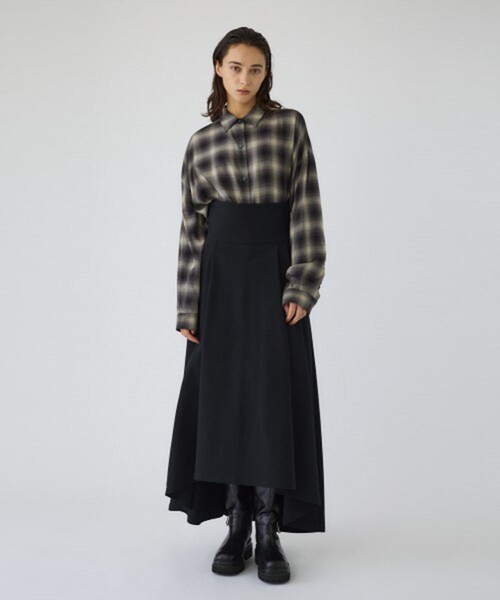 RIM.ARK スカート 「RIM.ARK/リムアーク」Ruffle volume SK/ラッフル