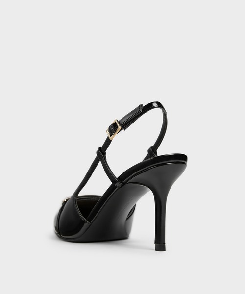 CHARLES ＆ KEITH（チャールズ&キース） パンプス メタリックバー