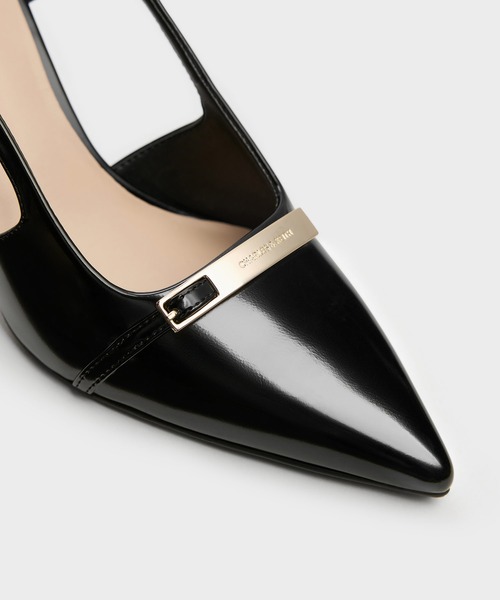 CHARLES ＆ KEITH（チャールズ&キース） パンプス メタリックバー