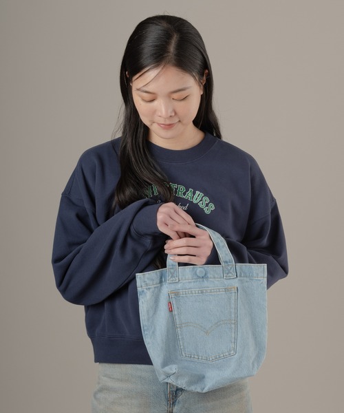 PORTER × Levi’s トートバッグ デニム トートバッグ　ショルダー Levi's（リーバイス） トートバッグ ミニトート レディース : ZOZOTOWN