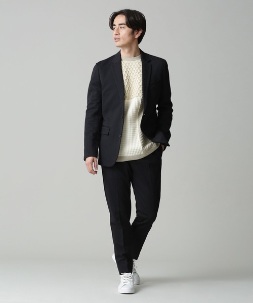 NANO universe（ナノ・ユニバース） セットアップ S ブラック メンズ