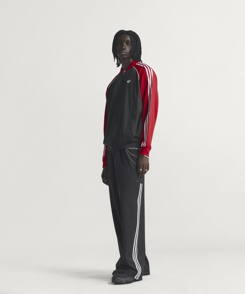 上下セット adidas ルーズ メッシュ トラックトップ/パンツ adidas（アディダス） ジャージ ルーズ メッシュ トラックトップ