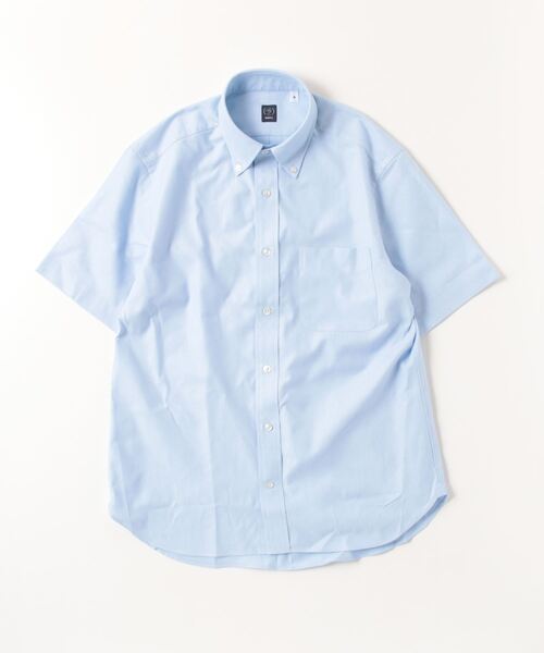 「BEAMS F」 半袖シャツ MEDIUM ネイビー メンズ_画像2