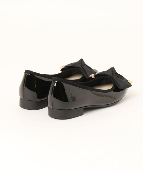 「ALPHA CUBIC」 フラットパンプス 23.5cm ブラック レディース_画像2