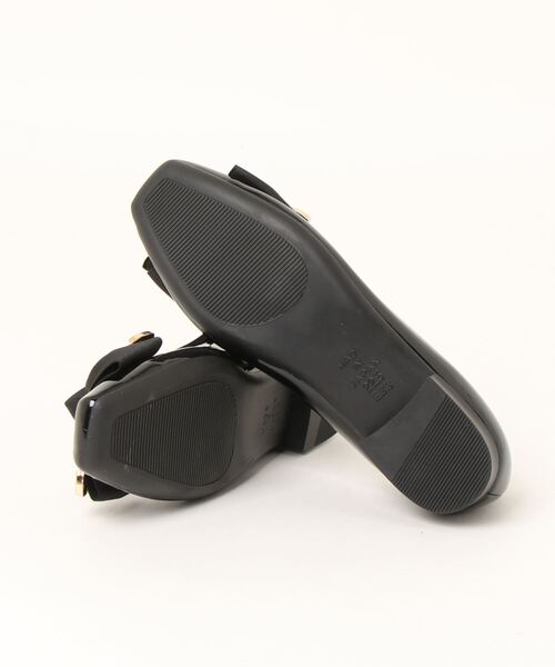 「ALPHA CUBIC」 フラットパンプス 23.5cm ブラック レディース_画像3
