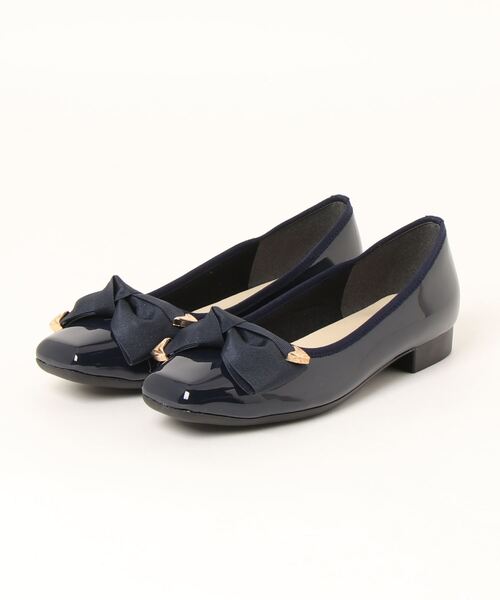 「ALPHA CUBIC」 フラットパンプス 23.5cm ブラック レディース_画像5