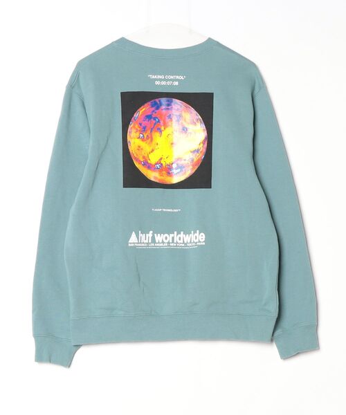 「HUF」 スウェットカットソー MEDIUM ブルー系その他 メンズ_画像2