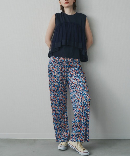 「Unitage」 イージーパンツ FREE アイボリー レディース_画像3