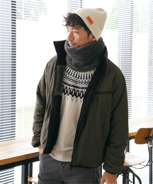 「ikka」 ブルゾン X-LARGE ベージュ メンズ_画像3