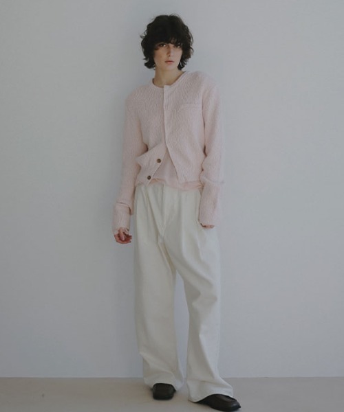 ETRE TOKYO（エトレトウキョウ） カーディガン ファンシーヤーンクルー