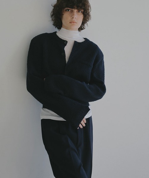 ETRE TOKYO（エトレトウキョウ） カーディガン ファンシーヤーンクルー