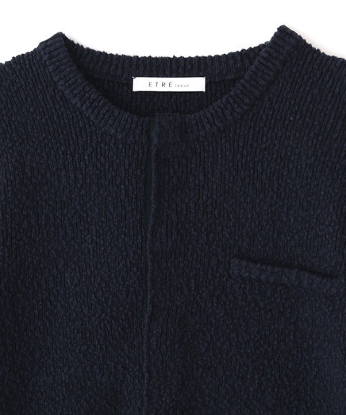 ETRE TOKYO（エトレトウキョウ） カーディガン ファンシーヤーンクルー