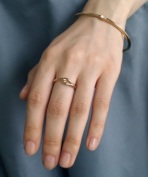 「NOIR DE POUPEE」 リング #13 ゴールド レディース_画像6