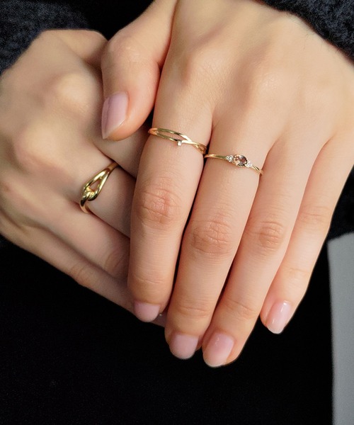 「NOIR DE POUPEE」 リング #13 ゴールド レディース_画像7