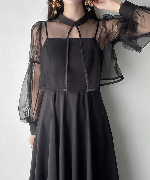 「Meiru」 ボレロ X-LARGE ピンクベージュ レディース_画像4