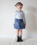 tシャツ 「WEB限定」衿フリルワッフルメロー...の詳細画像3