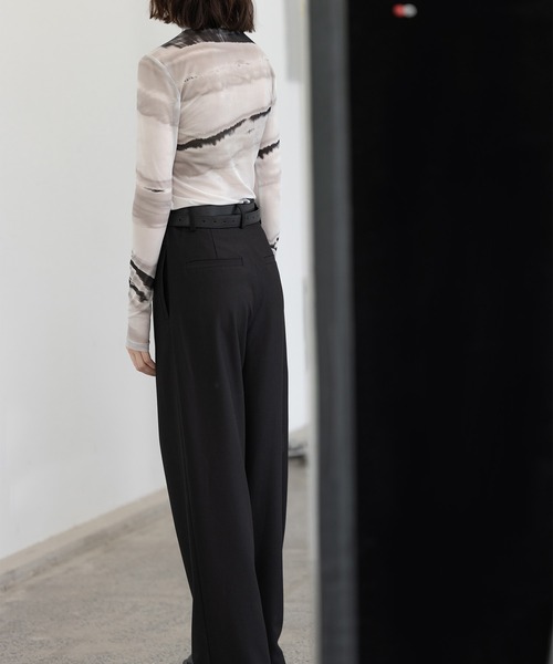 「EKCOOKIES」 長袖カットソー M グレー レディース_画像7