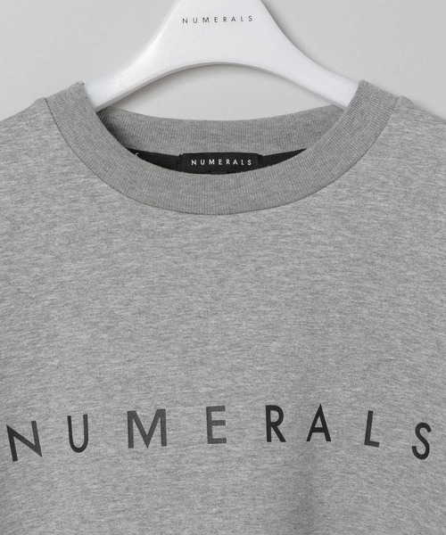 「NUMERALS」 長袖Tシャツ LARGE キャメル メンズ_画像2
