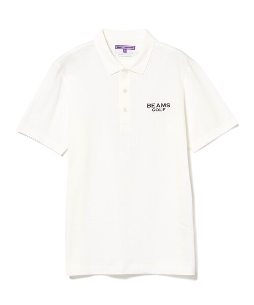 BEAMS GOLF（ビームス ゴルフ） 半袖ポロシャツ M ホワイト メンズ