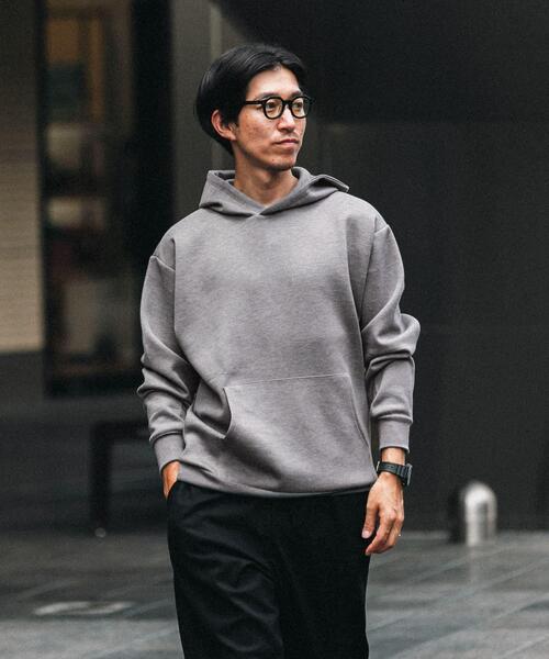 「ITEMS URBANRESEARCH」 プルオーバーパーカー LARGE グレー系その他 メンズ_画像8