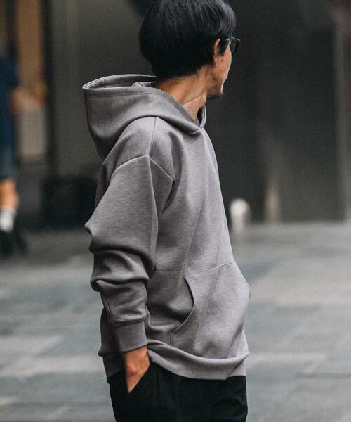「ITEMS URBANRESEARCH」 プルオーバーパーカー LARGE グレー系その他 メンズ_画像9