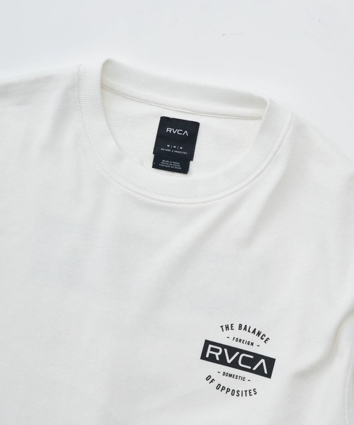 RVCA（ルーカ） トレーナー スウェット メンズ TCS FT SS トレーナー