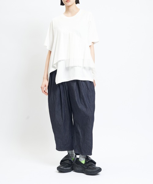 gomme（ゴム） tシャツ ミックスT レディース メンズ : ZOZOTOWN