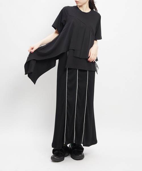 gomme（ゴム） tシャツ ミックスT レディース メンズ : ZOZOTOWN