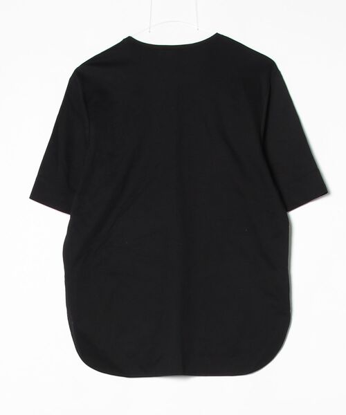 「ebure」 半袖Tシャツ 38 ブラック レディース_画像2