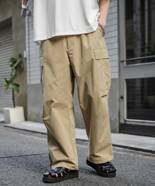 Rocky Monroe（ロッキーモンロー） ワイドパンツ カーゴパンツ 裾