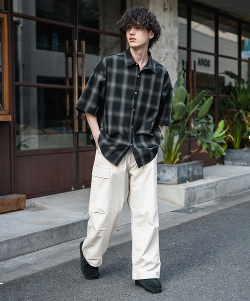 Rocky Monroe（ロッキーモンロー） ワイドパンツ カーゴパンツ 裾