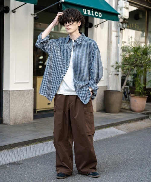 Rocky Monroe（ロッキーモンロー） ワイドパンツ カーゴパンツ 裾