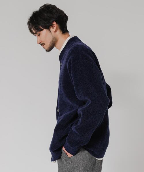 「URBAN RESEARCH」 カーディガン MEDIUM カーキ メンズの画像