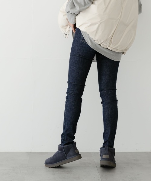 「SOMETHING」 スキニーデニムパンツ 28 ワンウォッシュ レディース_画像6