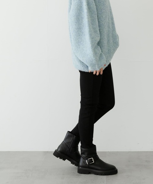 「SOMETHING」 スキニーデニムパンツ 28 ワンウォッシュ レディース_画像9