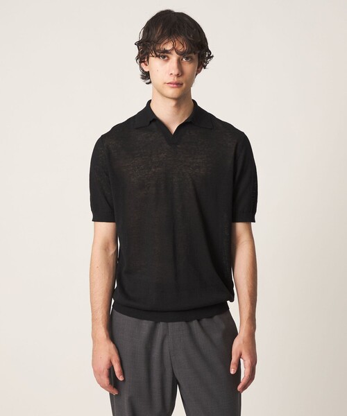 UNITED ARROWS（ユナイテッドアローズ） ポロシャツ 半袖 リネン