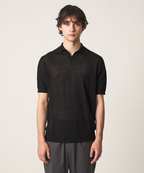 UNITED ARROWS（ユナイテッドアローズ） ポロシャツ 半袖 リネン