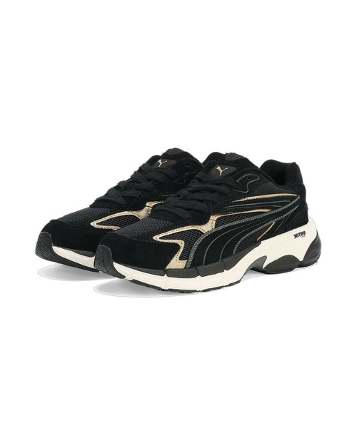 「PUMA」 シューズ 25.0cm ブラック×グレー メンズ_画像2
