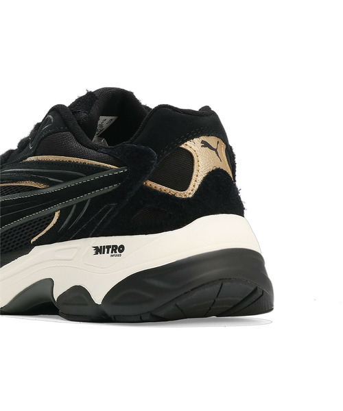 「PUMA」 シューズ 25.0cm ブラック×グレー メンズ_画像3