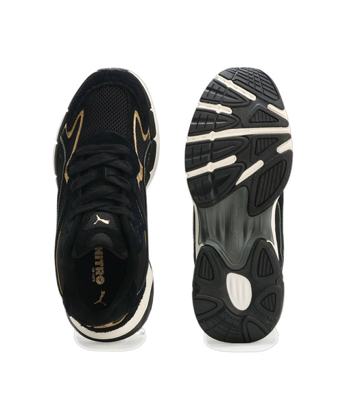 「PUMA」 シューズ 25.0cm ブラック×グレー メンズ_画像4