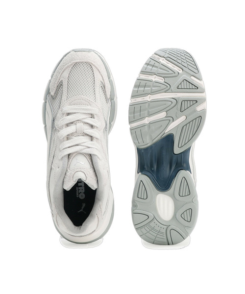 「PUMA」 シューズ 25.0cm ブラック×グレー メンズ_画像9