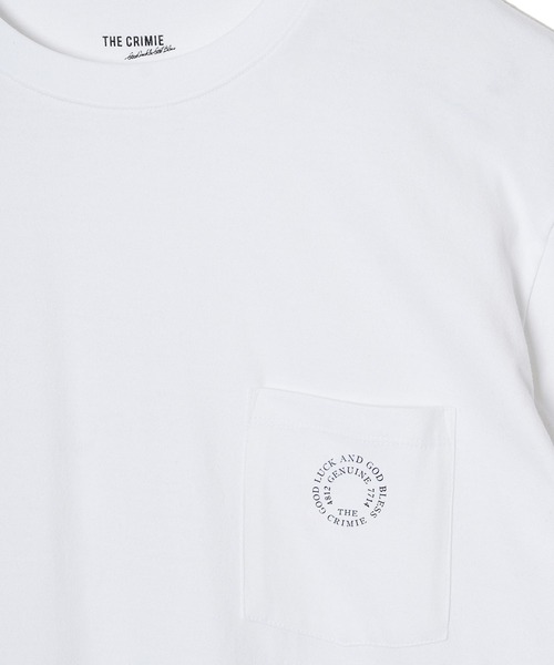 「CRIMIE」 半袖Tシャツ S ホワイト メンズ_画像3