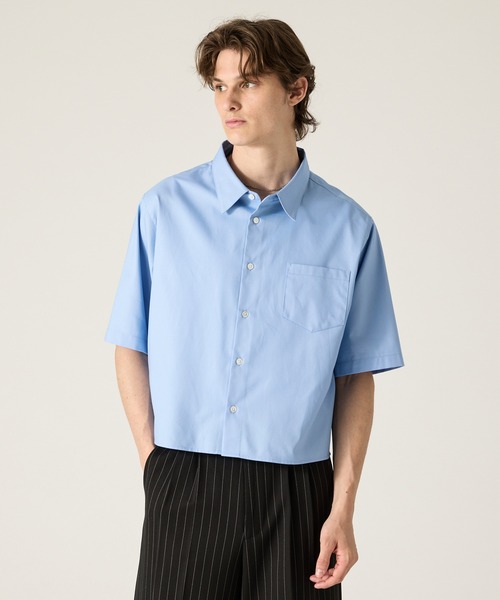 CLEL（クレイル） シャツ 「CLEL」Royal Oxford Short Sleeve Cropped
