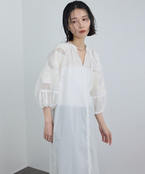 SALON adam et rope' レースワンピース SALON adam et rope'（サロン アダム エ ロペ） ワンピース 「WEB限定