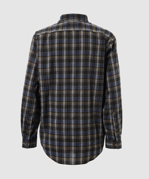 シャツ UNISEX GREY CHECK SHIRT WOVEN メンズ レディースの画像