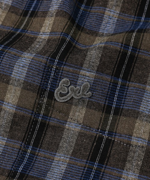 シャツ UNISEX GREY CHECK SHIRT WOVEN メンズ レディースの画像