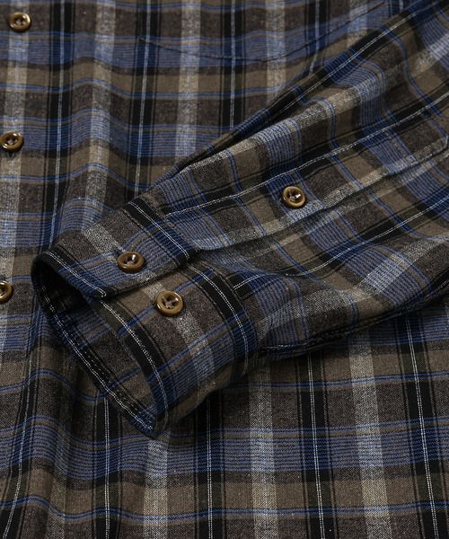 シャツ UNISEX GREY CHECK SHIRT WOVEN メンズ レディースの画像
