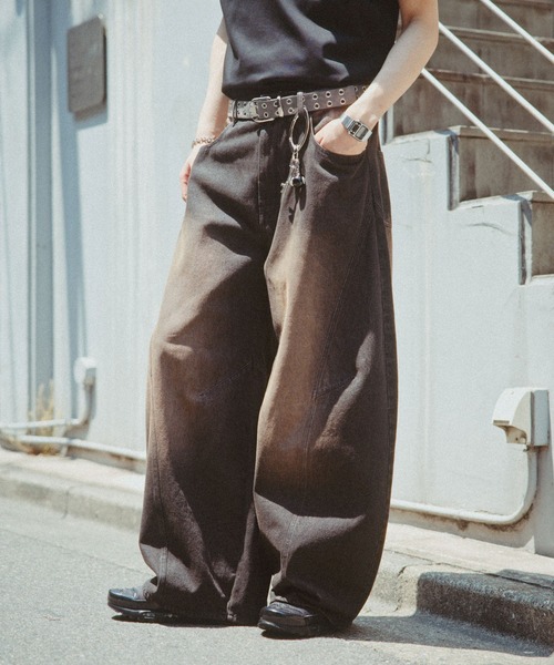 RAGEBLUE（レイジブルー） ワイドパンツ ジーンズ Vintage 3D Curve